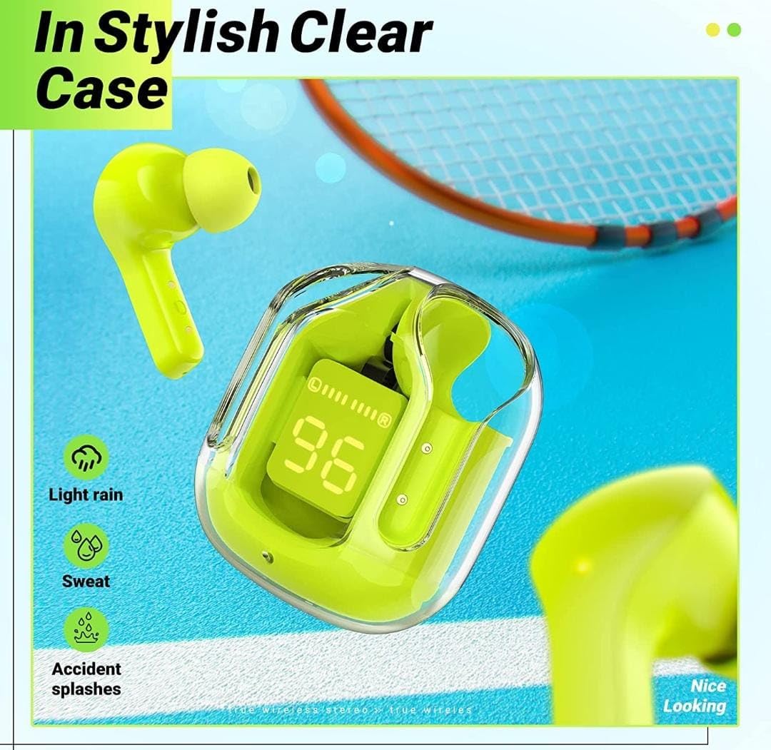 Air 31 True Wireless Stereo Earphone Wireless in-Ear TWS Earbuds Transparent Headphones