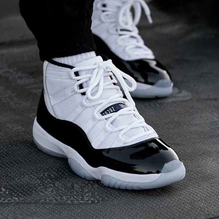 JORDAN 11 CONCORD AJ11 BLACK WHITE – - Main Image