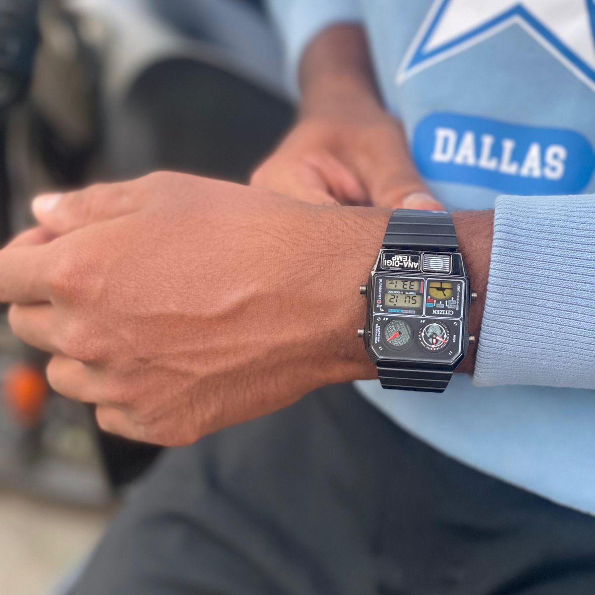 Citizen Ana-Digi-Temp Next To Origanal Watch With High Quality