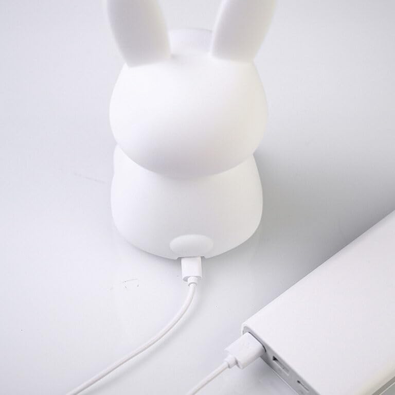 LED Night light Silicone Rabbit Touch Sensor lamp Cute Animal Light Bedroom Decor Gift for Kid Baby Child Table Lamp Home Decor