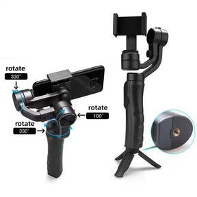 TECHNOVIEW Gimbal Stabilizer 3-Axis for All Smartphone Cell Phone Handheld Gimbal