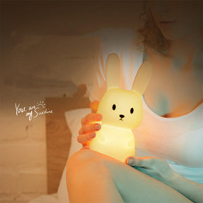 LED Night light Silicone Rabbit Touch Sensor lamp Cute Animal Light Bedroom Decor Gift for Kid Baby Child Table Lamp Home Decor