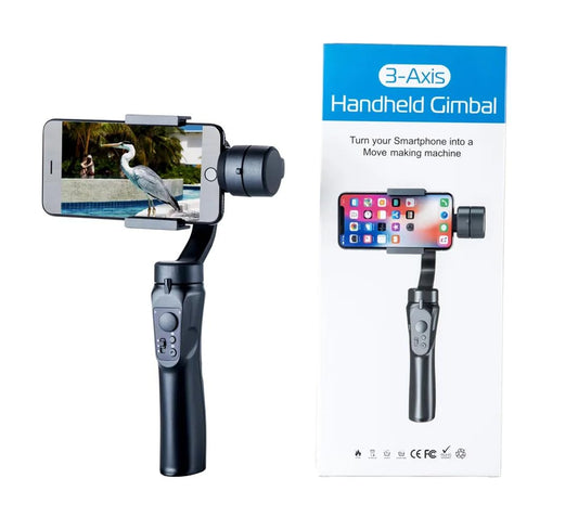 TECHNOVIEW Gimbal Stabilizer 3-Axis for All Smartphone Cell Phone Handheld Gimbal