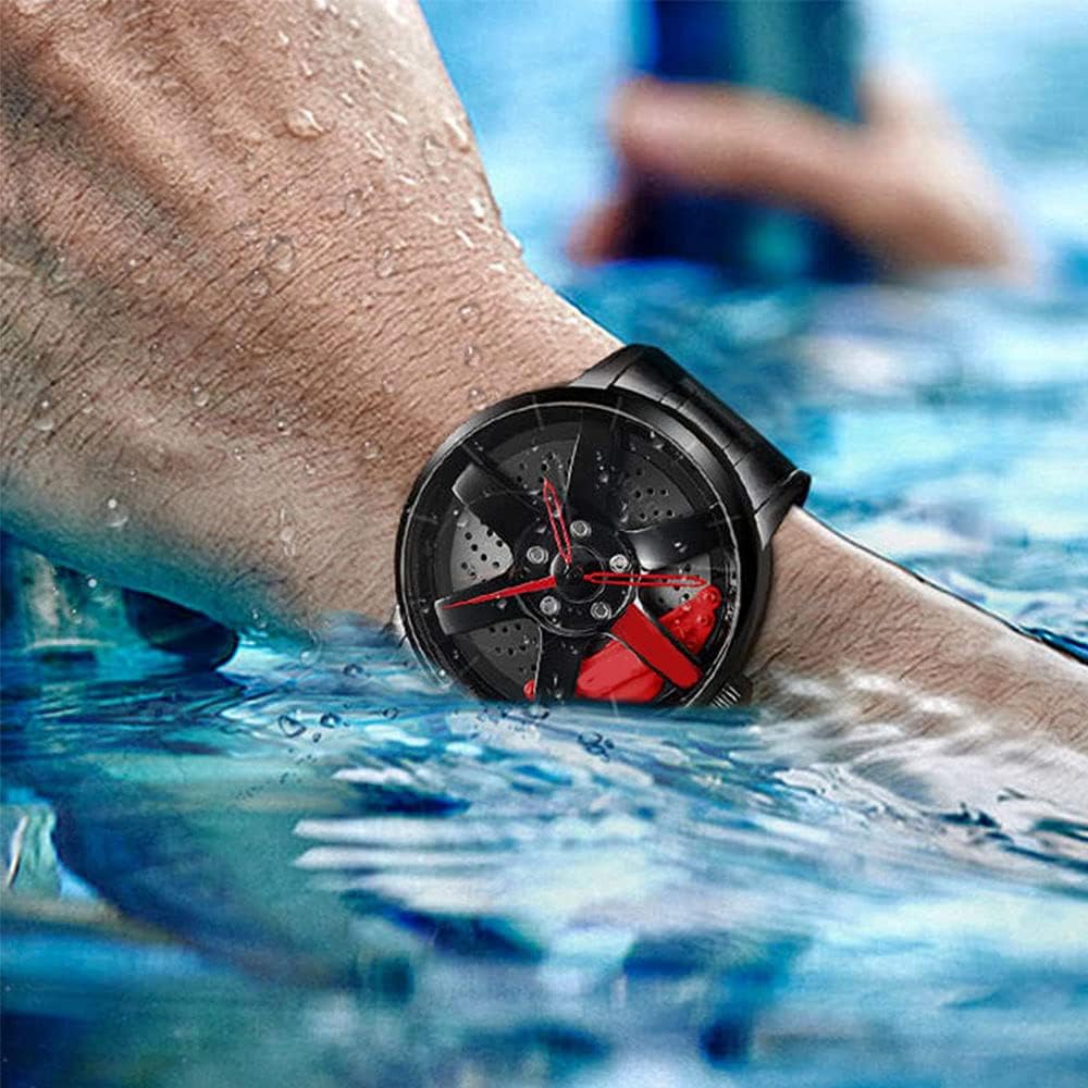 Men Watch Personality Car Wheel 360 Degree Rotating Dial Waterproof Quartz  Man Wristwatch SANDA Top Brand Male relogio masculino - AliExpress