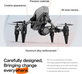 XD1 Remote Control Drone with 4k HD-Compatible Dual Camera WiFi Enabled