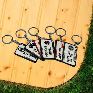 Number plate Keychain – Personalized Keychain