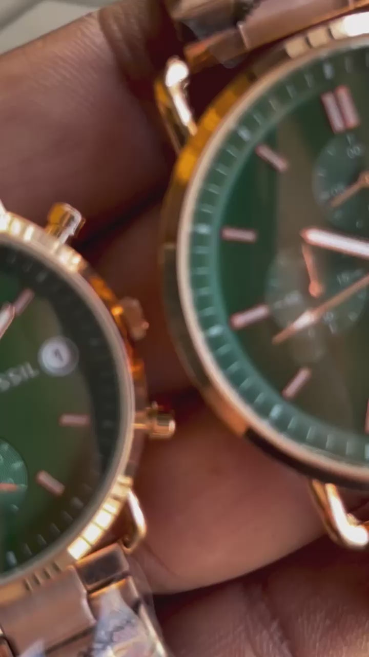 Fosil chronograph For couple