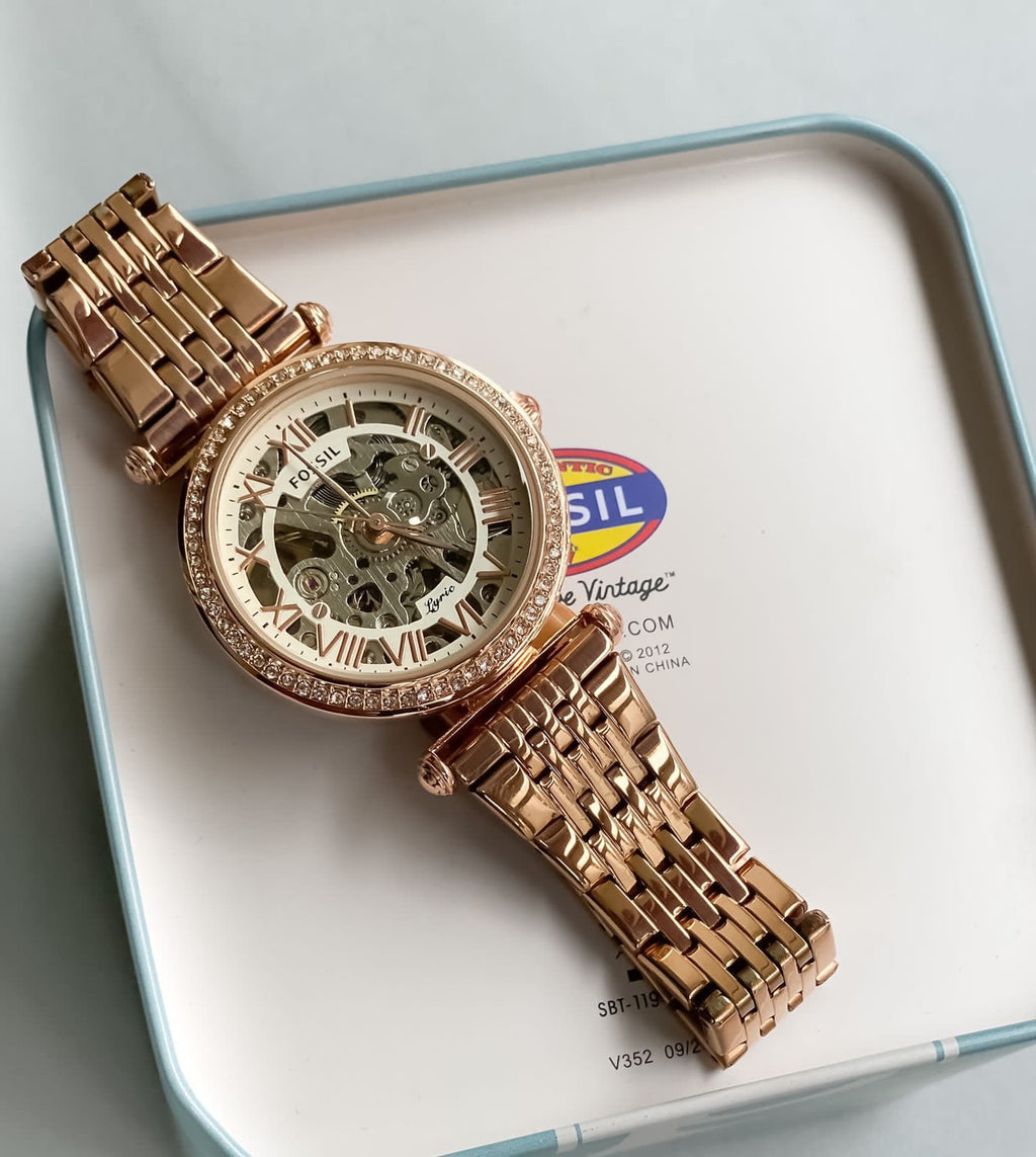 Fosil For her Gifting Option  Gold BEZEL