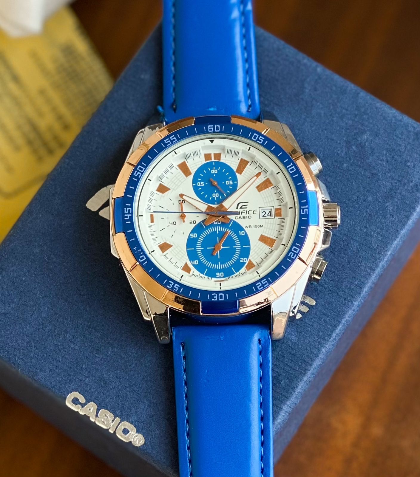 Casio edifice efr sales 539 blue