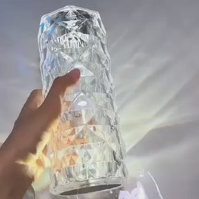 Rechargeable Crystal Diamond Table Lamp