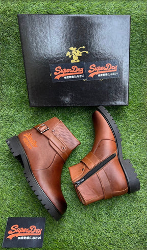 Superdry Leather Boots For Men