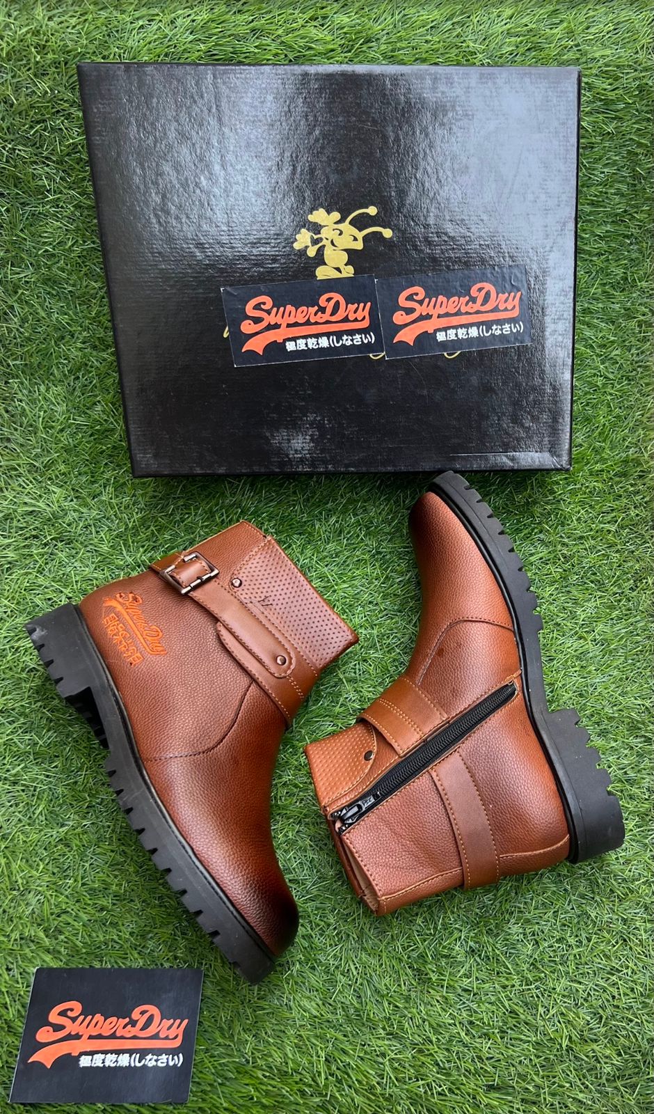 Superdry Leather Boots For Men