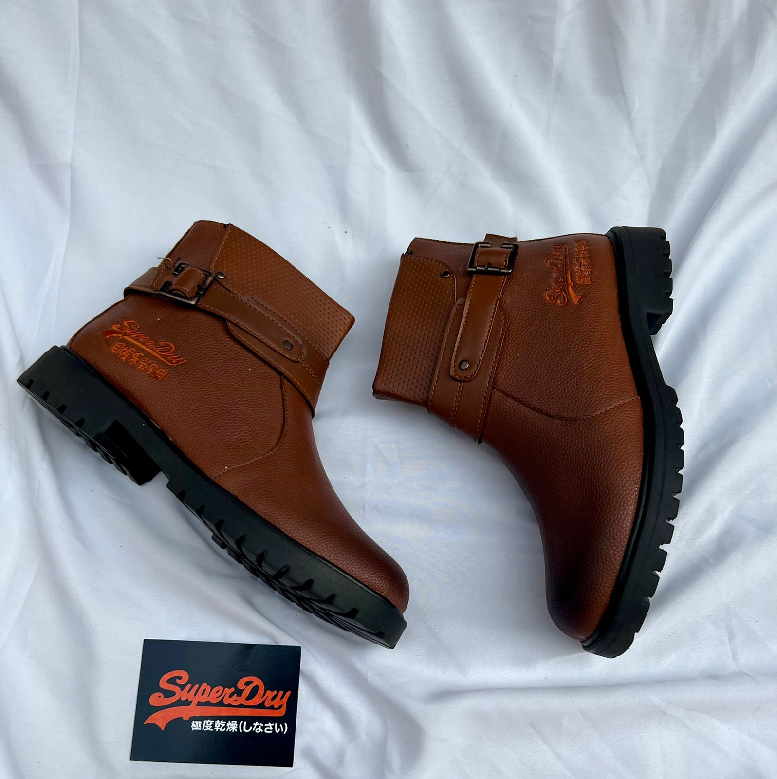 Superdry Leather Boots For Men