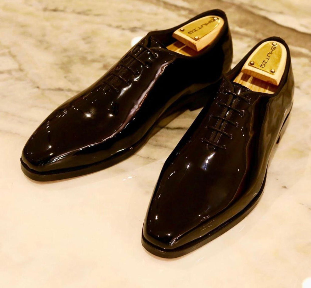 ALBERTO FERMANI * Whole Cut Wrinkle free shining patent Formals
