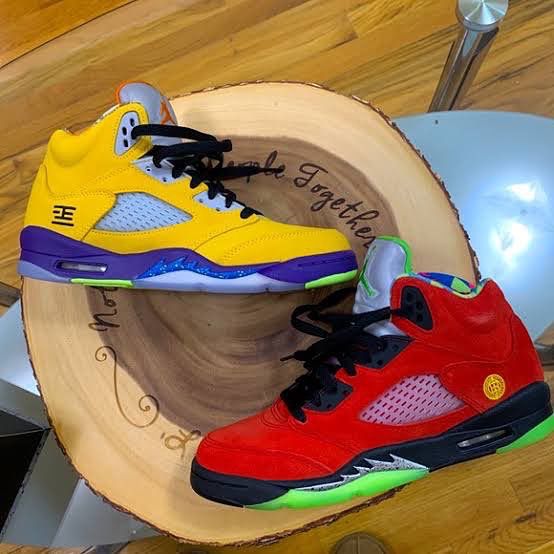 AIR JORDAN RETRO 5 WHAT THE