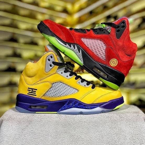 AIR JORDAN RETRO 5 WHAT THE