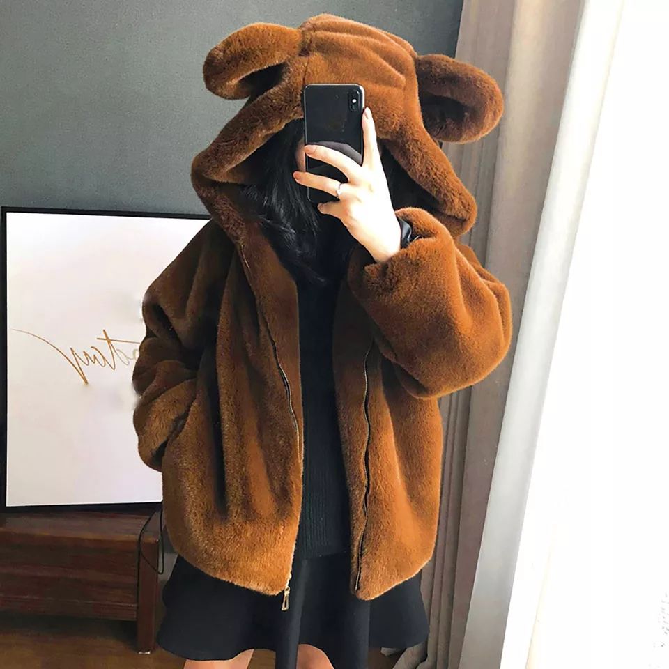 Classy pickachu fur hoodie