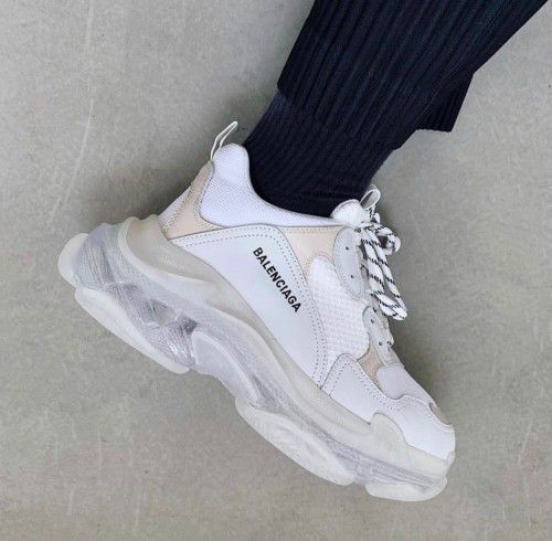 Balenciaga Triple S White Clear Sole