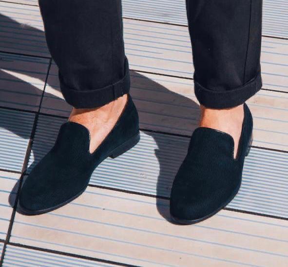 GUCI Buckle SUEDE LEATHER MOCCASINS