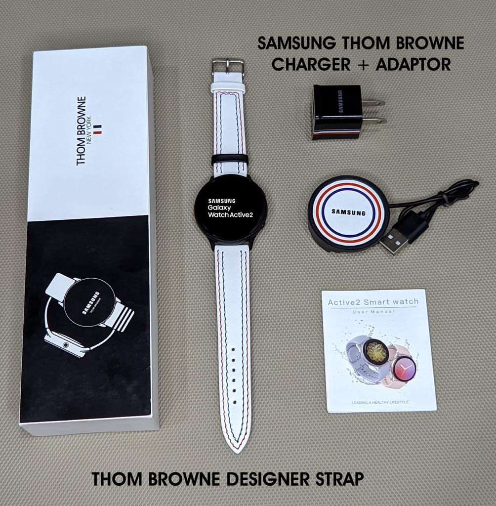 Thom Browne Galaxy Watch Active2本体充電ケーブルのセットです