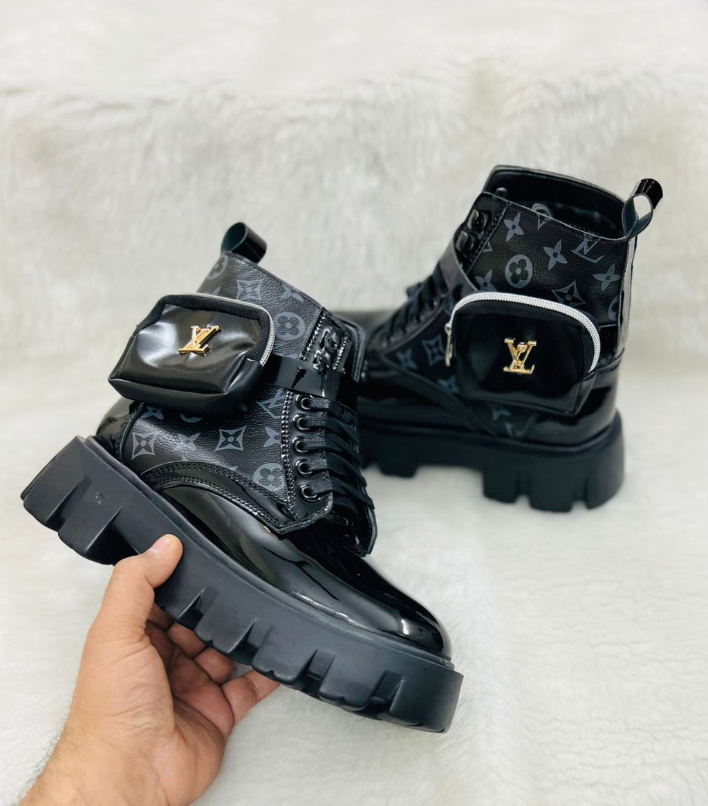 PRADDA and LV BOOTS