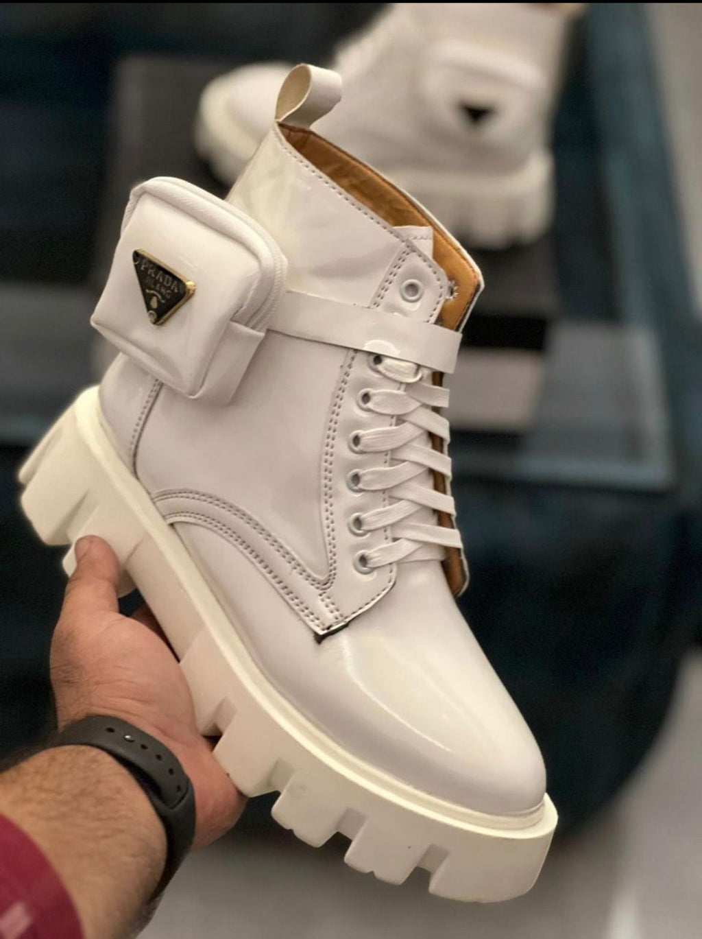PRADDA and LV BOOTS