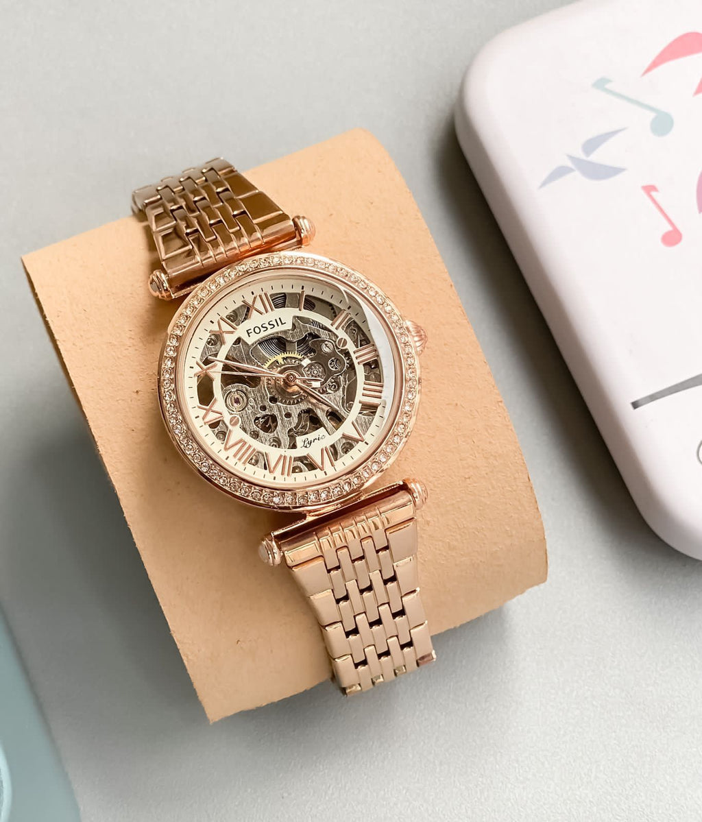 Fosil For her Gifting Option  Gold BEZEL